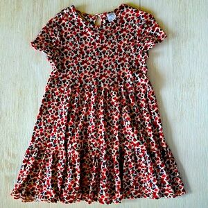 Zara Girls Soft Cotton Floral Dress - Size 9 (134 CM)